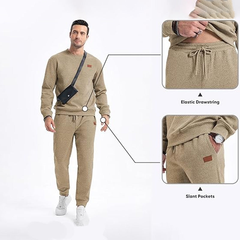 Men’s Athletic 2-Piece Set - Sweatshirt & Joggers
