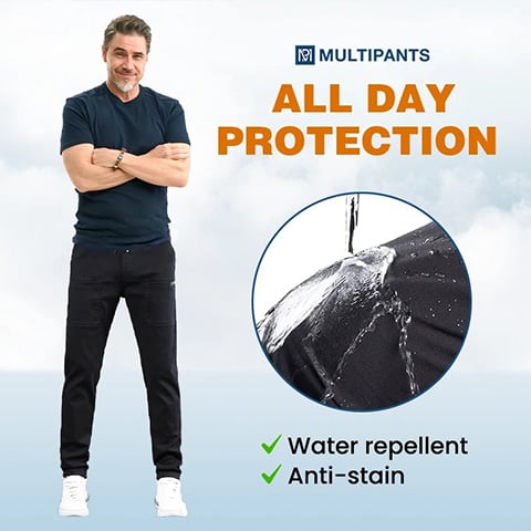 🔥NEW YEAR SALE £13.98!!⚡50K+ SOLD!🔥MultiPants – High Stretch Multi-pocket Durable Cargo Pants