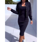 FLASH SALE: 70% OFF! ⏳ Spaghetti Strap Bodycon Dress & Jacket Set