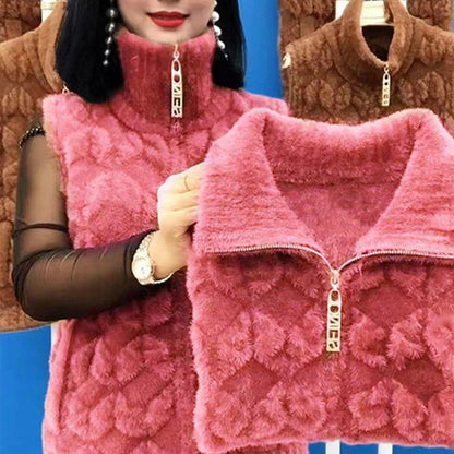 Winter Fashion Women's Warm Faux Fur Vest