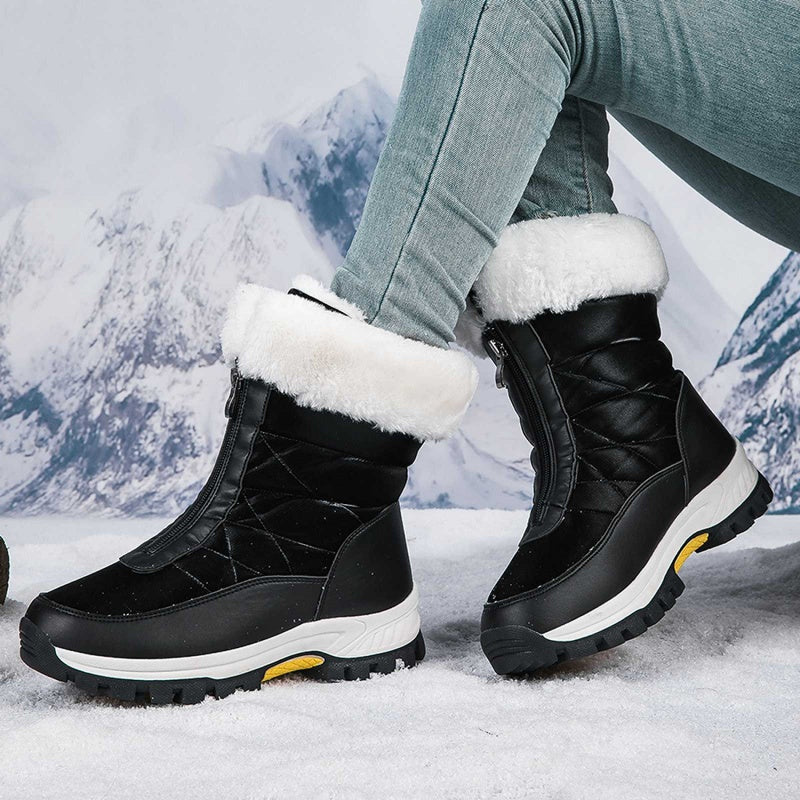 🔥LAST DAY SALE 50% OFF🔥 Women’s Non-Slip Warm Zipper Snow Boots