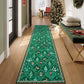🎁 Christmas Decorative Hallway Runner Rug, Non Slip Festive Xmas Rug Santa Reindeer Print for Entry Kitchen Indoor