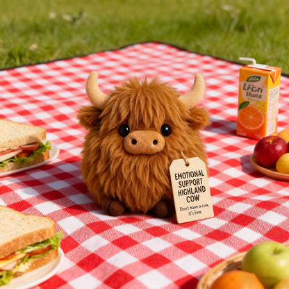 🎁Emotional Support Highland Cow Plush🎉