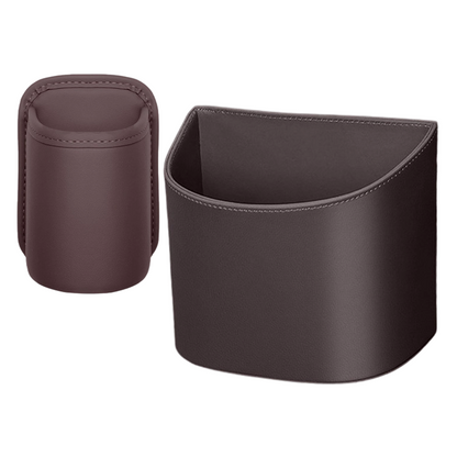 🥳2026 HOT SALE🚗🧺 50% OFF! Leather Car Door Cup Holder – Wide‑mouth opening, easy reach for drinks & phone. Clip‑on secure fit. PU leather, tough & stylish. 🛡️✨