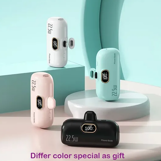 ⏰Limited Offer 60% OFF!🔥ChargeGo™ 5000mAh Mini Power Bank – Ultra-Portable & Universally Compatible🔋📱