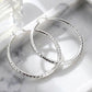 🎉BUY 1 GET 1 FREE🎁Diamond-Cut Hoop Earrings for Women – Elegant, Sparkling 💎
