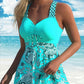 💃Final Hours Flash Sale ￡13.99!!✨Strap Top & Fitted Swim Shorts Separable Swimsuit 