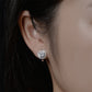 💎 Affordable Brilliance | Faux Moissanite Hoop Earrings | ✨ Daily Luxury 🌟【50% OFF】
