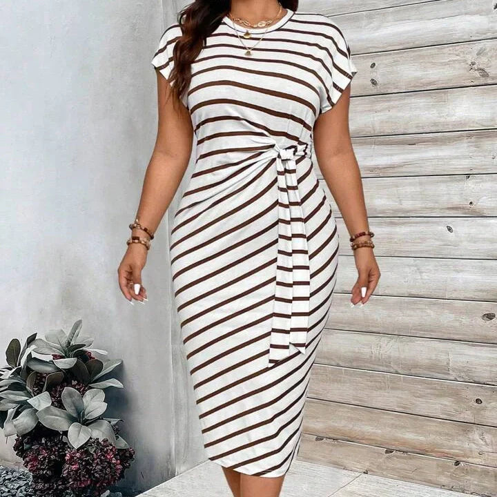 🔥LAST DAY SALE 50% OFF!!💕Women's Elegant Tie Waist Dress