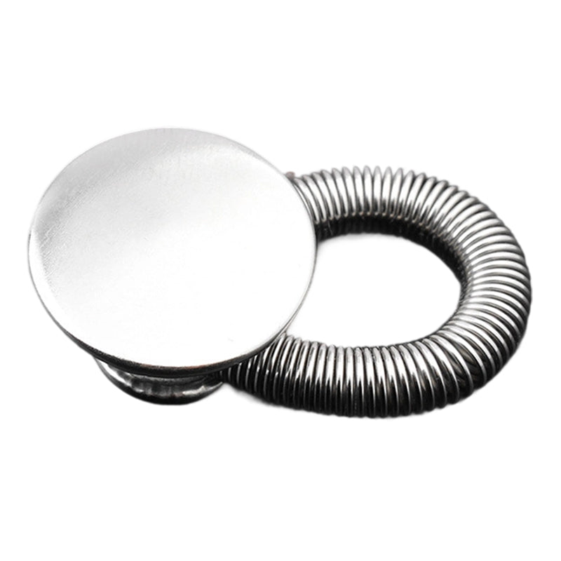 Spring-Loaded Metal Waist Extender Button for Jeans