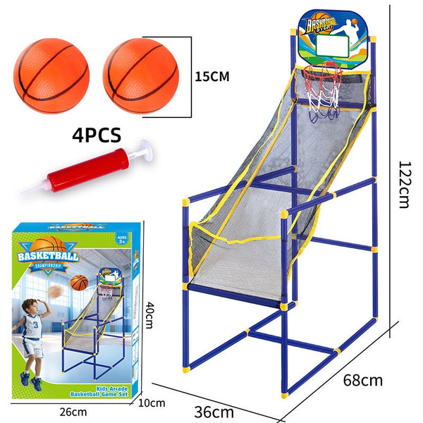 ⛹️Fast Shipping 🚚💨Kids' Indoor Basketball Arcade Game with 4 Balls🏀