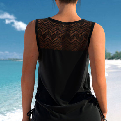 💗LAST DAY SPECIAL PRICE!!- Miraclesuit Women's Tummy Control Tankini Set with Built-In Bra – Flattering Boho Swimwear with Shorts🔥GB