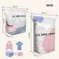 🥳LAST DAY BUY 2 GET 1 FREE!!💞50K+ SOLD!🧳💨 No‑Pump Vacuum Storage Bags – Press & seal, no pump needed. Saves 80% space, keeps clothes dry & dust‑free. Perfect for bulky bedding & off‑season gear. 🛏️🗄️