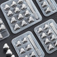 Heart-Shaped Stainless Steel Reusable Ice Cubes Set