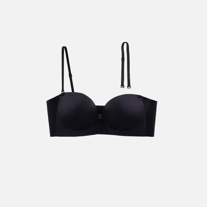 👙Last Day Special Price £9.99🤍Women’s Seamless Front Closure Strapless Bra, Ultra Soft Moisture-Wicking Invisible Everyday Bra