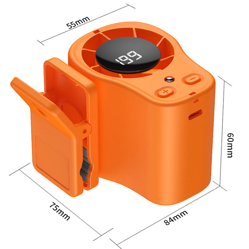 🏆 Last Day Special Price £9.99 ! ⏰Hands-Free Personal Cooling Fan with LED Display 4