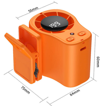 🏆 Last Day Special Price £9.99 ! ⏰Hands-Free Personal Cooling Fan with LED Display 4