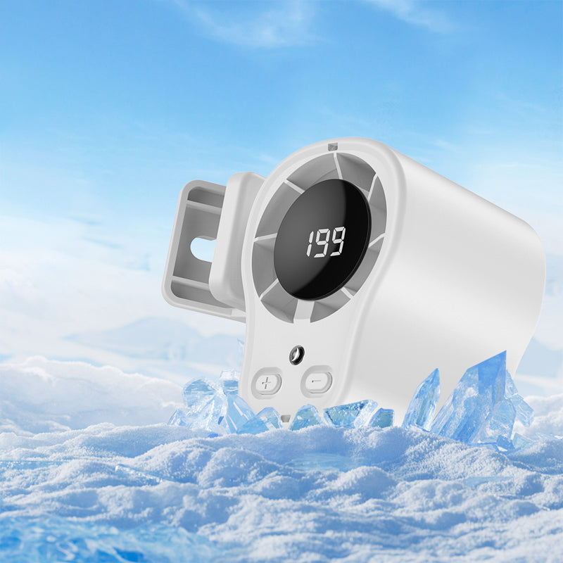 🏆 Last Day Special Price £9.99 ! ⏰Hands-Free Personal Cooling Fan with LED Display 4