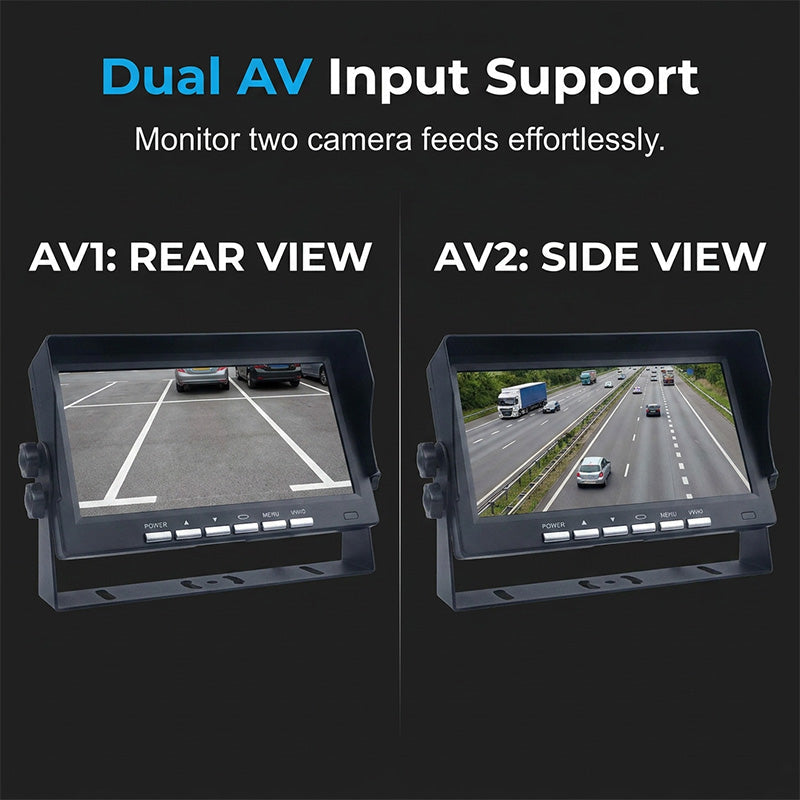 🥳 49% OFF! 7″ Wireless Backup Camera System – Stable 2.4G signal, 12V‑24V. Perfect for trucks & RVs. 🛡️✨