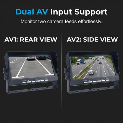 🥳 49% OFF! 7″ Wireless Backup Camera System – Stable 2.4G signal, 12V‑24V. Perfect for trucks & RVs. 🛡️✨