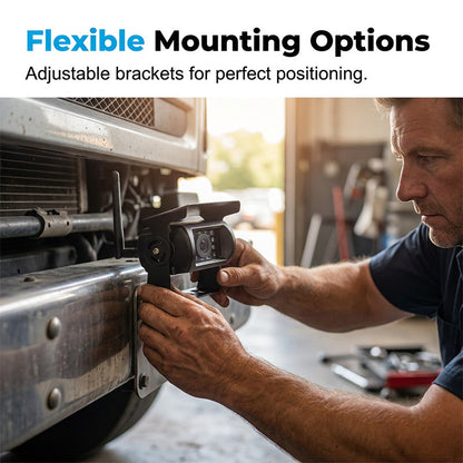 🥳 49% OFF! 7″ Wireless Backup Camera System – Stable 2.4G signal, 12V‑24V. Perfect for trucks & RVs. 🛡️✨