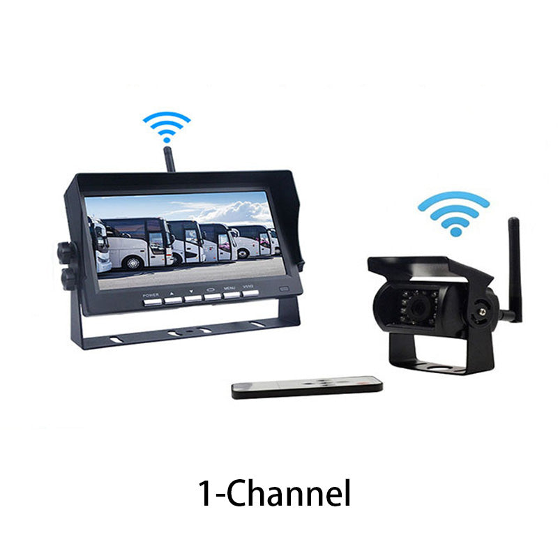 🥳 49% OFF! 7″ Wireless Backup Camera System – Stable 2.4G signal, 12V‑24V. Perfect for trucks & RVs. 🛡️✨