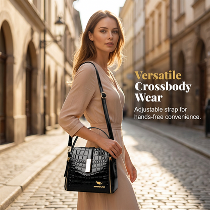 🔥Hot Sale 50%OFF🔥Glossy Crocodile Pattern Women's Handbag