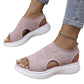 ⏳Time-Limited Special Price: ￡13.99!!🎁Women’s Knit Platform Sandals – Lightweight, Breathable & Arch-Supported 🏝️☁️  Cushioned Memory Foam Footbed • Non-Slip Sole • All-Day Comfort for Summer Walks, Holidays & City Days 🎁🇬🇧