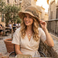 🌷Elegant Woven Straw Sun Hat with Bow