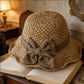 🌷Elegant Woven Straw Sun Hat with Bow