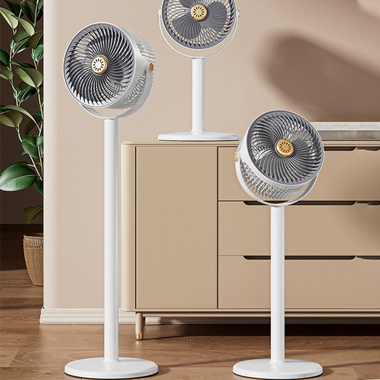 🥳2026 HOT SALE🥳🌀🌿 50% OFF! Whisper‑Quiet Adjustable Floor Fan – 4 heights, 5 speeds, tiltable head. Quiet motor, portable & USB‑C rechargeable. A breeze for any space! 🔇✨