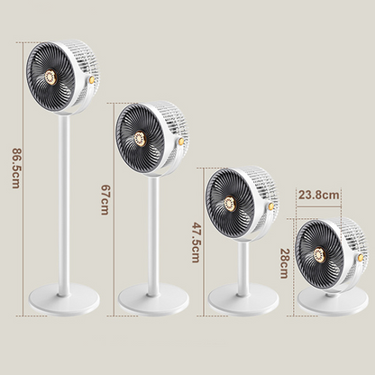 🥳2026 HOT SALE🥳🌀🌿 50% OFF! Whisper‑Quiet Adjustable Floor Fan – 4 heights, 5 speeds, tiltable head. Quiet motor, portable & USB‑C rechargeable. A breeze for any space! 🔇✨
