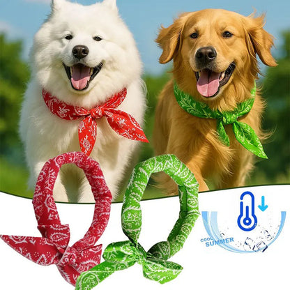 ⏳LAST DAY SALE ONLY ￡6.99!!🎀PipPaw™ Cooling Collar – Summer Relief for Dogs & Cats 🌞❄️  Vet-Safe • Reusable • No Freezer Needed • Made for British Heatwaves!