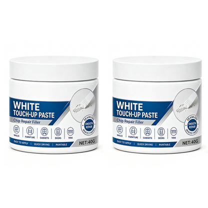 ⏳LAST DAY SALE ONLY ￡8.99!!⚡White Furniture Touch-Up Paste with Brush