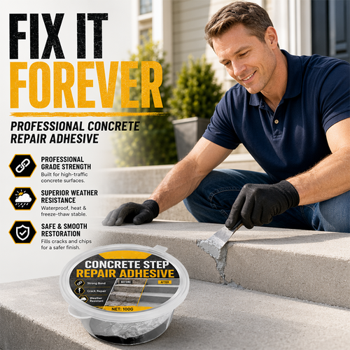 🥳2026 HOT SALE🥳💞50K+ SOLD!🧰🛠️ Concrete Step Repair Adhesive