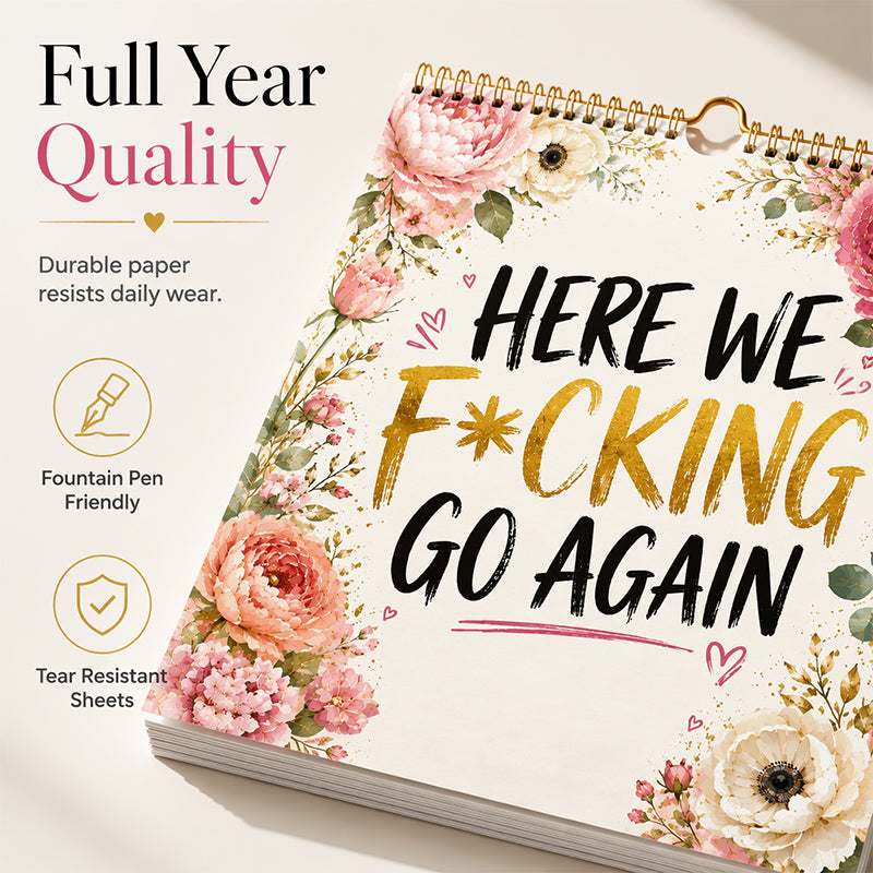 Funny 2027 Wall Calendar Calendar for Women