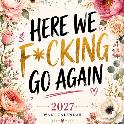 Funny 2027 Wall Calendar Calendar for Women