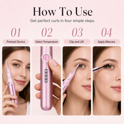 ⏳LAST DAY SALE 50% OFF !!💗Rechargeable Heated Eyelash Curler