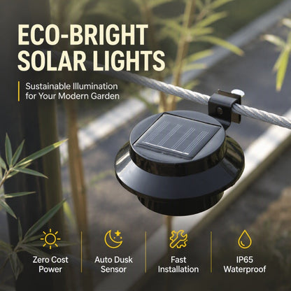 ⏳LIMITED-TIME 49% OFF! ⏰Light Up Gutters, Fences & Garden Walls — Solar-Powered Outdoor LEDs With No Mains Wiring Needed 🏡✨