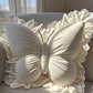 🎁Xmas Sale 50% OFF🦋 Elegant Butterfly Cushion – Lace-Trimmed Decorative Throw Pillow for Cosy Home Décor