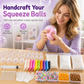 🧪DIY Squeeze Ball Making Kit – mix colorful clay & sparkling fillers, leak-proof slow-rising fun. No-mess craft for kids! 🎨✅