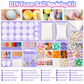 🧪DIY Squeeze Ball Making Kit – mix colorful clay & sparkling fillers, leak-proof slow-rising fun. No-mess craft for kids! 🎨✅