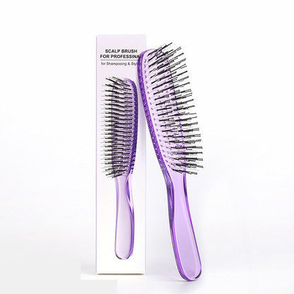 Detangle Knots Instantly! Gentle Portable Scalp Massage Hairbrush